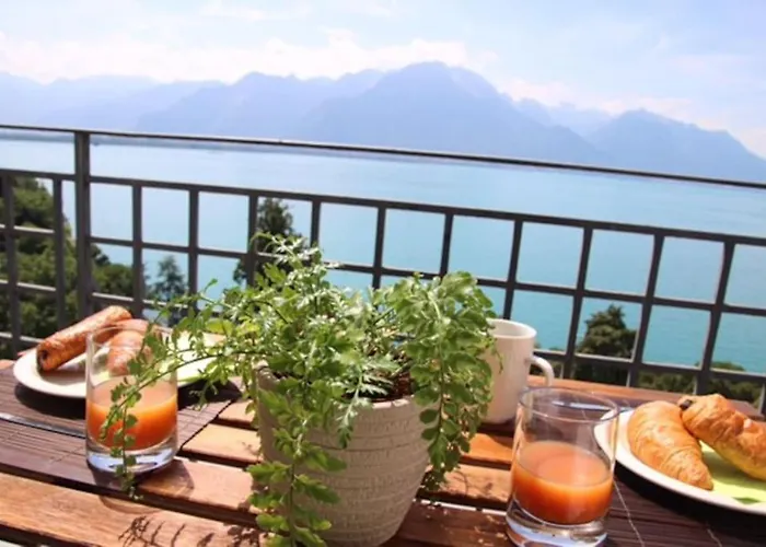 Luxury Montreux Lägenhet *