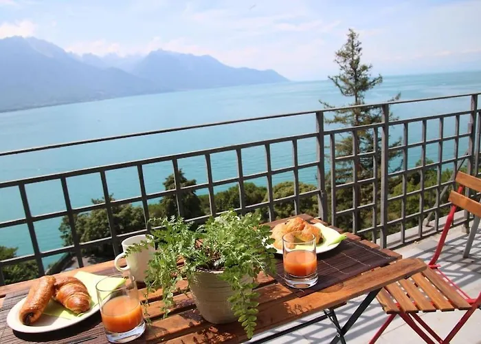 Luxury Montreux 아파트 Veytaux